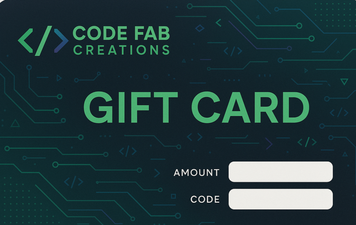 Code Fab Creations Gift Card