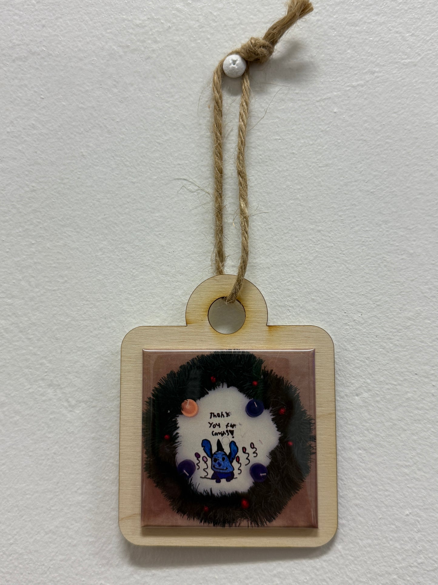 2.5” Square Photo Ornament