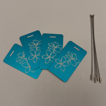Customizable Aluminum Luggage Tags 4 for $20