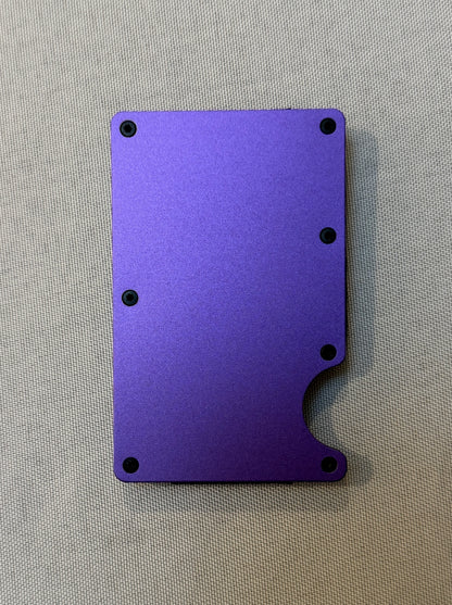 Aluminum Wallet with Money Clip