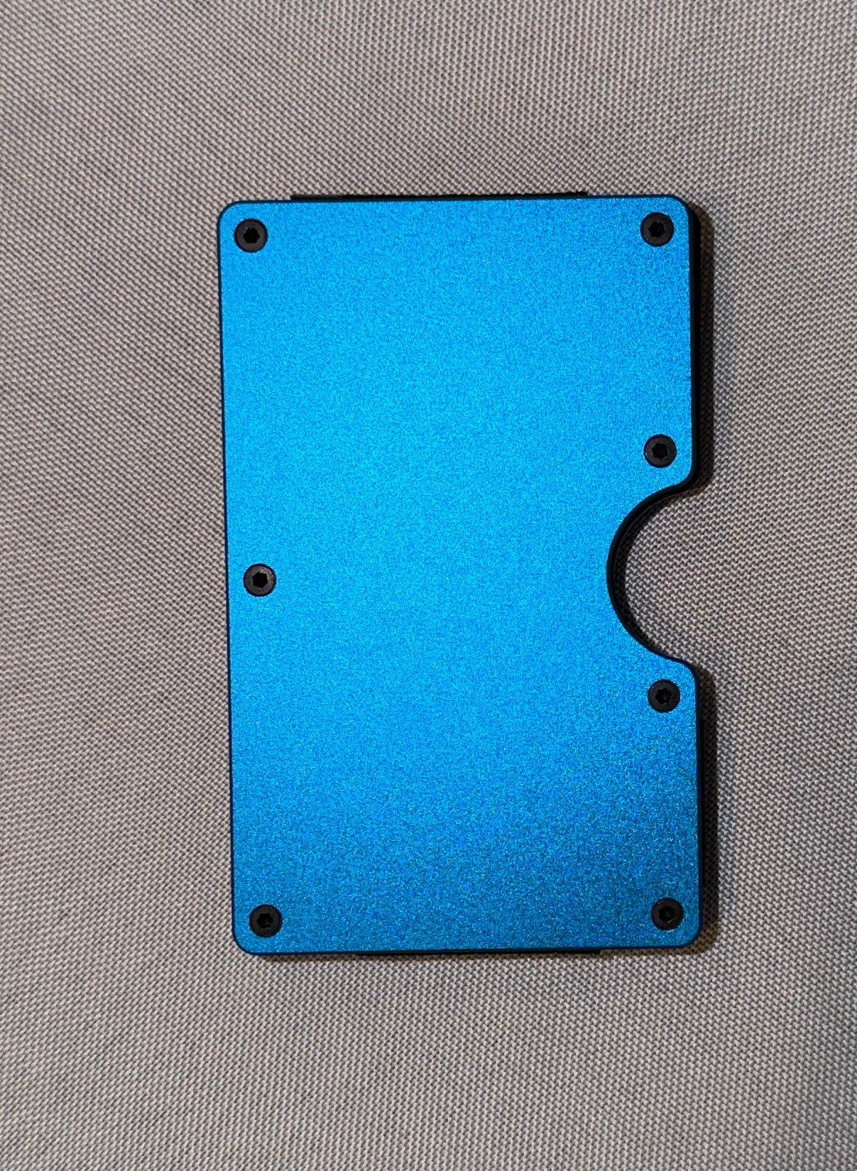 Aluminum Wallet with Money Clip