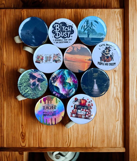 2" Custom Round Photo Magnets (9 pieces)