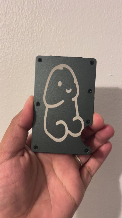 Aluminum Wallet with Money Clip
